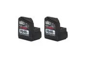 Flysky FGR4S V2 Receiver 2pcs AFHDS 3 Built-in Single-Antenna Bidirectional PWM /PPM / IBUS Output Receiver for Flysky NB4 PL18 Remote Control Transmitter (Black , 2PCS)