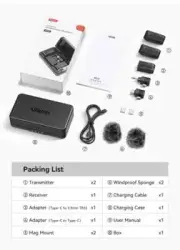 NEW Wireless Microphone Lavalier MIC for iPhones Set Box Kit