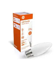 GE 2.8W LED Opal ES Candle Warm White Globe