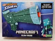 Nerf Super Soaker Minecraft Glow Squid Water Blaster/New