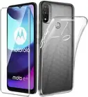 For MOTOROLA MOTO E20 CLEAR CASE + TEMPERED GLASS SCREEN PROTECTOR SHOCKPROOF