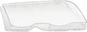 CLZCNQLX Pair Car Headlight Glass Cover Clear Transparent Automobile Headlamp Head Light Lens Compatible for BMW E46 3-Series 4 Door 1998-2001(Right)