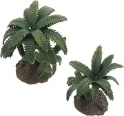 2pcs Simulation Landscape Tree Camping Lights Tent Lights Cactus Model Tree Fake Tree Model Round Cable Three-Speed Tent Lights Garden Tree Model The Wire Retro Tent Lights Plastic