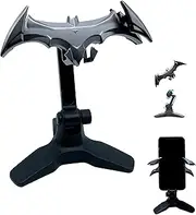 Bat Phone Stand Holder for Desk, Cell Phone Holder for Men Gifts Him Gifts, Universal Desk Gravity Automatic Locking Hands Free Compatible with All Mobile Phone