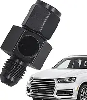 Oil Pressure Gauge Fitting | Oil Cooler Pressure Regulator - with 1/8NPT Meter Port Regulator Adapter 4/6/8/10/12AN Threads for Enhanced Oil Regulation