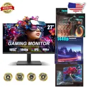 27 Inch 1440p Gaming Monitor - 165Hz IPS Display with Bluelight Filter & HDR 10