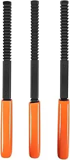 3-Piece Thread Restorer File Chaser Set – Thread Repair Kit for Hardware DIY, Metric and SAE Thread Restorer File Set