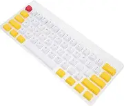 Happyyami 1Set Key Double Shot Keycap for Mechanical Keyboard Color Matching Design Durable Dye Sublimation Compatible with Layouts Present for Keyboard