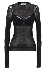 OFF-WHITE 'Net Arrow Bralette' Top