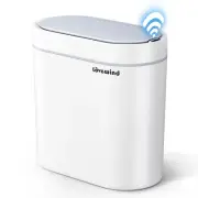 Bathroom Trash Can 1.8 Gallon Automatic Garbage Lid Bedroom Kitchen Office 7
