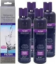 Filter1 Replacement，Compatible for Everydrop，EDR1RXD1 W10295370A P4RFWB P8RFWB2L W10291030 W10295370 W10295370A Refrigerator Water Filter