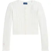 Polo Ralph Lauren Kids' Cable & Open Stitch Cotton Cardigan in Nevis at Nordstrom