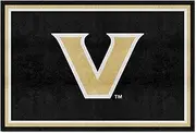FANMATS 20293 Team Color 59.5"x88" Vanderbilt Rug