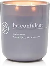Chesapeake Bay Candle Intentions Collection Candle, Be Confident: You are Enough (Indigo Poppy), 13 oz, Home Décor