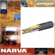 Narva 10Amps 3mm 3 Core Cable Wire Lead 30M Length White Yellow Brown