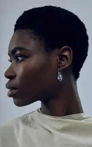 [Lizzie Fortunato] Hera Earrings in Sky Blue
