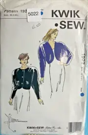 Kwik Sew 1923 Sz. XS-L Misses Jackets
