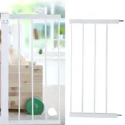 Levede Baby Safety Kids Gate 30CM Pet Security Door Barrier Extension White