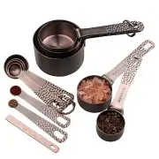 Copper Measuring Cups and Spoons Set Stainless Steel Measuring Cups and Measu...