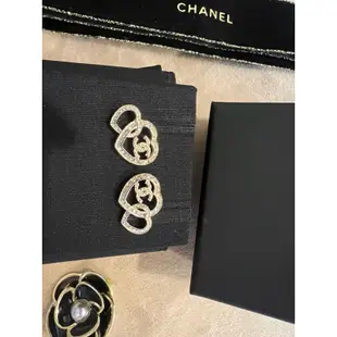 香奈兒聖誕節包裝經典耳環Chanel