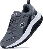 [QAUPPE] Womens Walking Shoes with Arch Support Wide Orthotic Athletic Sneakers Plantar Fasciitis Tennis for Heel and Foot Pain Relief