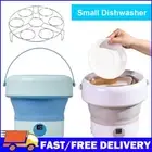 5L Mini Turbo Dishwasher Foldable Portable Dish Washer Vegetable Washing Machine