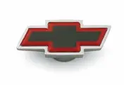 Proform Air Cleaner Wing Nut Small Chrome Chevrolet Bowtie With Black/Red Emblem