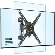 Rotating TV Wall Mount for 13-49 Inch TVs Monitor, Extendable Corner Wall Mou...