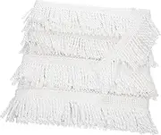 Tofficu 1Roll Curtain Tassel Fringe Trim of Decorative Lace for DIY Sewing Projects for Cushion Edging Curtains Valances Home