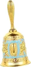 Retro Style Handbell for Restaurant Service Elegant Manual Call Bell for Dining Classroom Medical Use Vintage Design for Home and Bar Decor