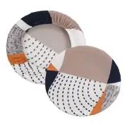 9.5" Bar Stool Cover 2 Pack Stool Cover 12"-18" Chair Black White Orange