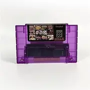 Royal Retro Super 110 in 1 Battery Savee Game Cartridge Chrono Earthbound Trigger Zeldaed a link to the Past Soul Blazer Super Marioed World (Purple)