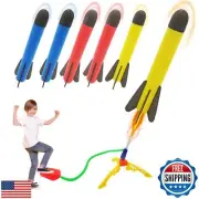 Foam Rocket Launcher for Kids- 6 Outdoor Toy for Boys and Girls – Ideal Gift