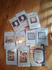 Needleworks Cross Stitch Holiday Patterns - Lot Of 10 Patterns
