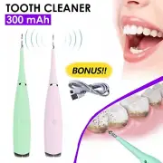 Electric Dental Scaler Tooth Stains Tool Tartar Calculus Plaque Remover Cleaner