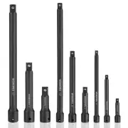 9 PCS Impact Driver Extension Bar Set, 1/4", 3/8" and 1/2" Drive Socket Exten...
