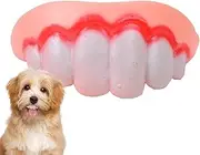 Dog Teeth Braces - Silicone False Teeth Prank | Dog Games Accessories for Floor Play Family Travel Christmas Home Outdoor Friends