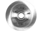 For Ford E350 Econoline Club Wagon Brake Rotor and Hub Assembly Bendix 87489QXWS