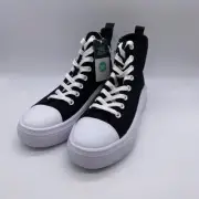 Wild Fable High Top Sneakers 9.5 Black/White Memory Foam Insole