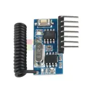 433Mhz Wireless 4 Channel RF Receiver EV1527 Learning Code Decoder Module US