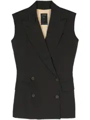 Jean Paul Gaultier Pre-Owned 1980s pinstriped double-breasted waistcoat - Brown