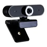 Webcam USB Camera No Driver for Video Conferencing and Streaming Black