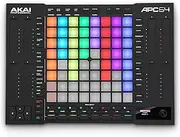 AKAI Professional APC64 Ableton MIDI Controller with 8 Touch Strips, Step Sequencer, 64 RGB Velocity-Sensitive Pads, CV Gates, MIDI In & Out, USB-C