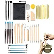Clay Sculpting Kit | Ceramic Making Set with Storage Bag Modeling Tools,Versatile Clay Modeling Device Sculpting Supplies for Shaping Refining Grinding