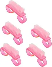 WOONEKY Deep Clean Nails Hands 5 Pcs Nail Brush Set for Manicure Personal Care for Cleaning