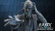 Professor X Resin Sculpture Statue Model Kit X-Men Unpainted/Unassembled