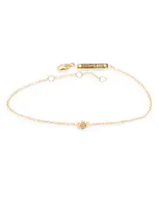 Zoe Chicco 14K Yellow Gold Itty Bitty Bee Chain Bracelet