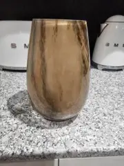 Very Home Smoked Cloudy Glass Vase