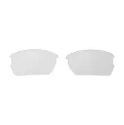 Walleva Clear Non-Polarized Replacement Lenses For Wiley X Valor Sunglasses
