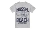 SpongeBob SquarePants Mens Mussel Beach T-Shirt (Sport Heather) - UTTV6815